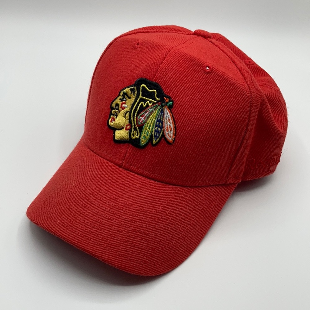 Reebok Red Chicago Blackhawks Baseball Hat Cap